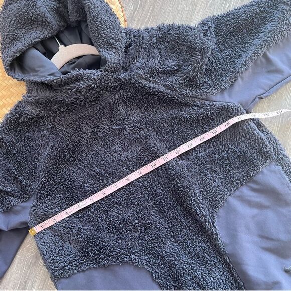 Nike blue Sherpa hoodie pullover women’s size XS - Picture 4 of 6